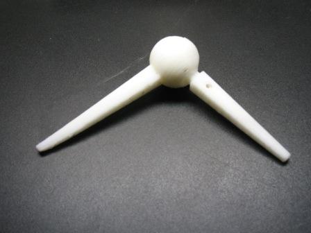 Rapid prototype of the design in a flexed position.