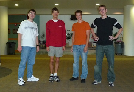 From left to right: Matt Parlato, Bogdan Dzyubak, Nick Balge, Joe Helfenberger