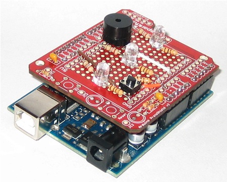 Figure 4: PCB board with Microprocessor 