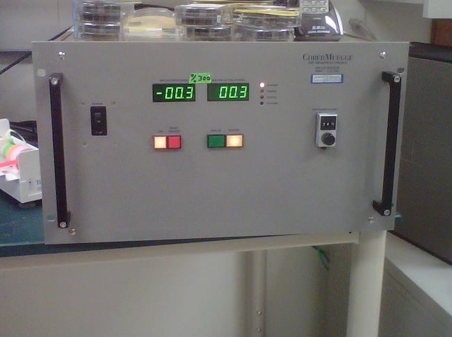 Samples were ablated for 5 minutes using the Cober Muegge microwave source with 50 watts of adjusted power.
