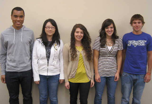 From left to right: Kevin Beene, Vivian Chen, Sara, Claire Wardrop, Josh Kolz