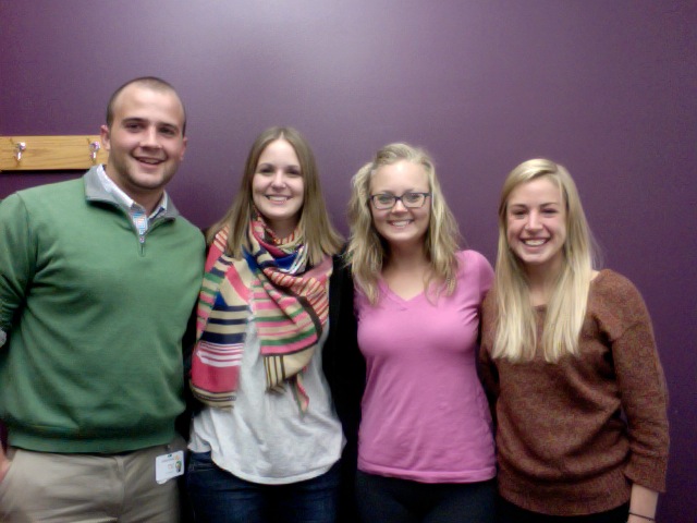 Team members from left to right: Jake Stangl, Ashley Quinn, Kelsi Bjorklund, and Emma Weinberger 