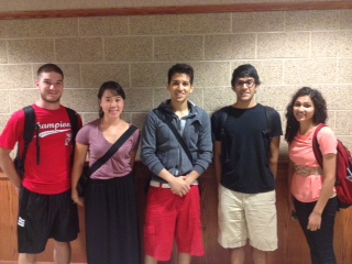 Team members from left to right: Kyle Koehler, Alice Huang, Mohammed Hayat, Shakher Sijapati, Hinnah Abid