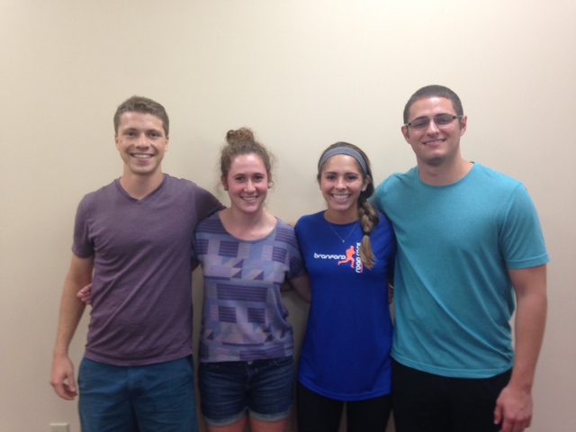 Team members from left to right: Colin Korlesky, Allison Berman, Katie Swift and Curtis Weber