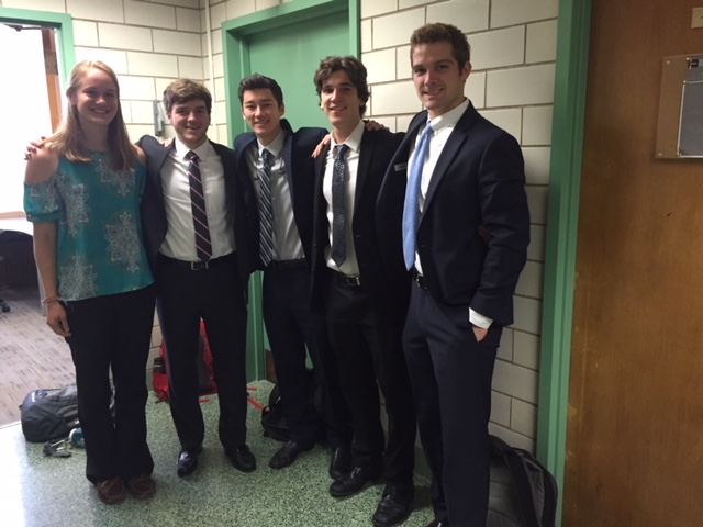 Team members from left to right: Kendall Kupfer, Grant Karlsson Elifson, Justin DeShaw, Ben Ayd, Will Fox