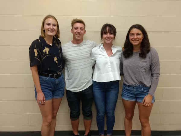 Team members from left to right: Leah Fagerson, Josh Begale, Grace Restle, Hannah Bennett