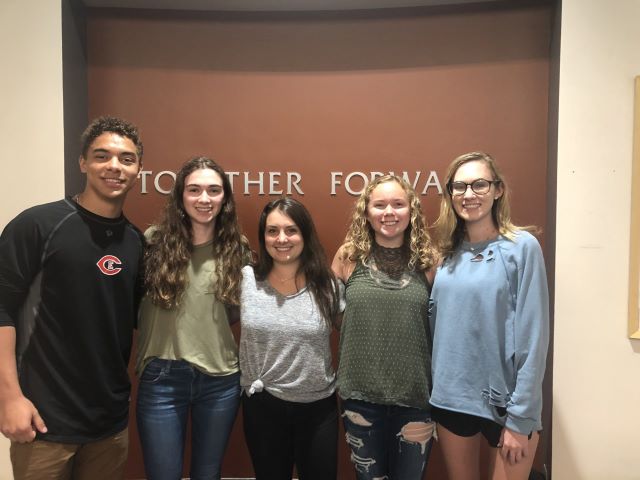 Team members from left to right: Draeson Marcoux, Leah Gause, Kiera Miller, Lily Jaeger, Emma Hansen