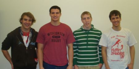 Team members from left to right: Billy Zuleger, Andrew Hanske, Nick Thate, and Nick Anderson