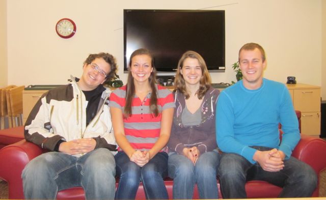 Team Members (left to right): John, Sarah, Sam, and Jeff