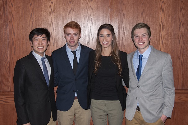 Team members from left to right: Jason Wan, Andrew DuPlissis, Ashley Hermanns, Nick Hoppe