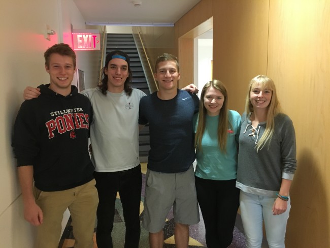 Team members from left to right: Isaac Hale, Joey Campagna, Carter Griest, Sara Martin, Jessi Kelley