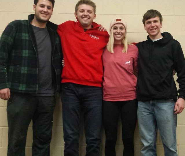 From Left to Right: Sam, Jake, Katie, Alec. Not Pictured: Scottland