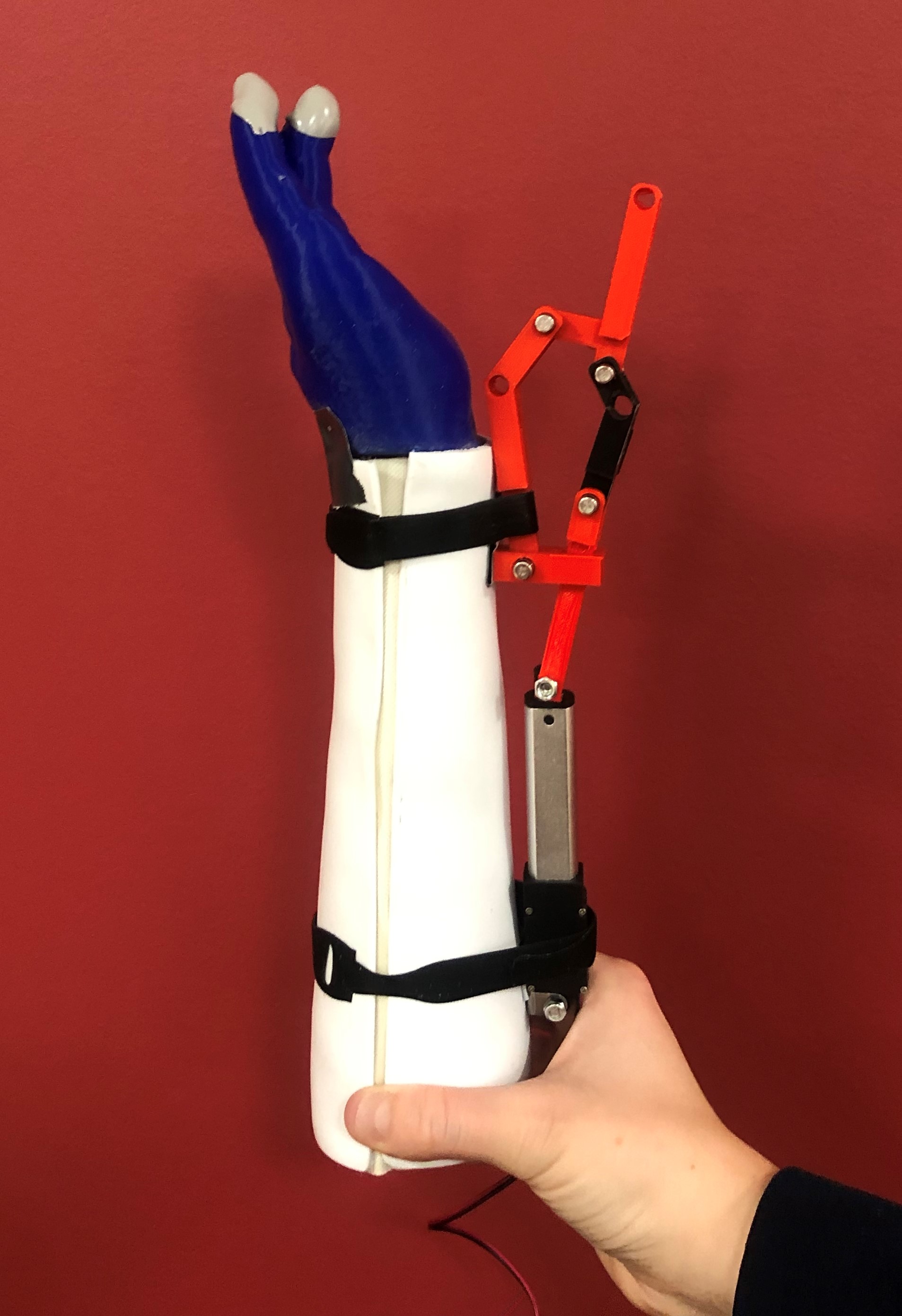 The final working prosthetic prototype