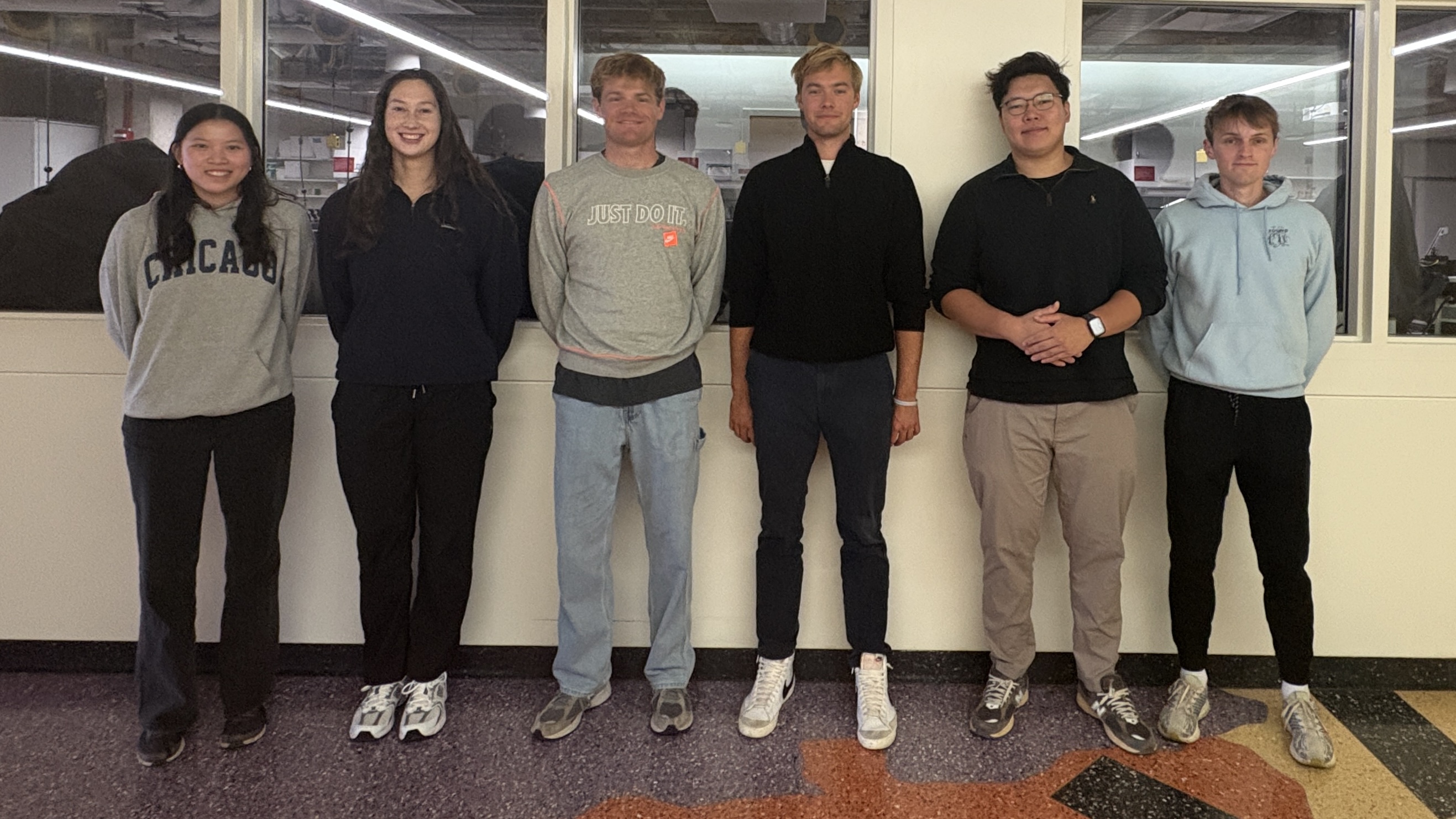 Team Picture (From Left): Lucy Wyse, Kendall Witt, Noah Kalthoff, Ruffin Bryant, Wylie Liu, Evan Matthews