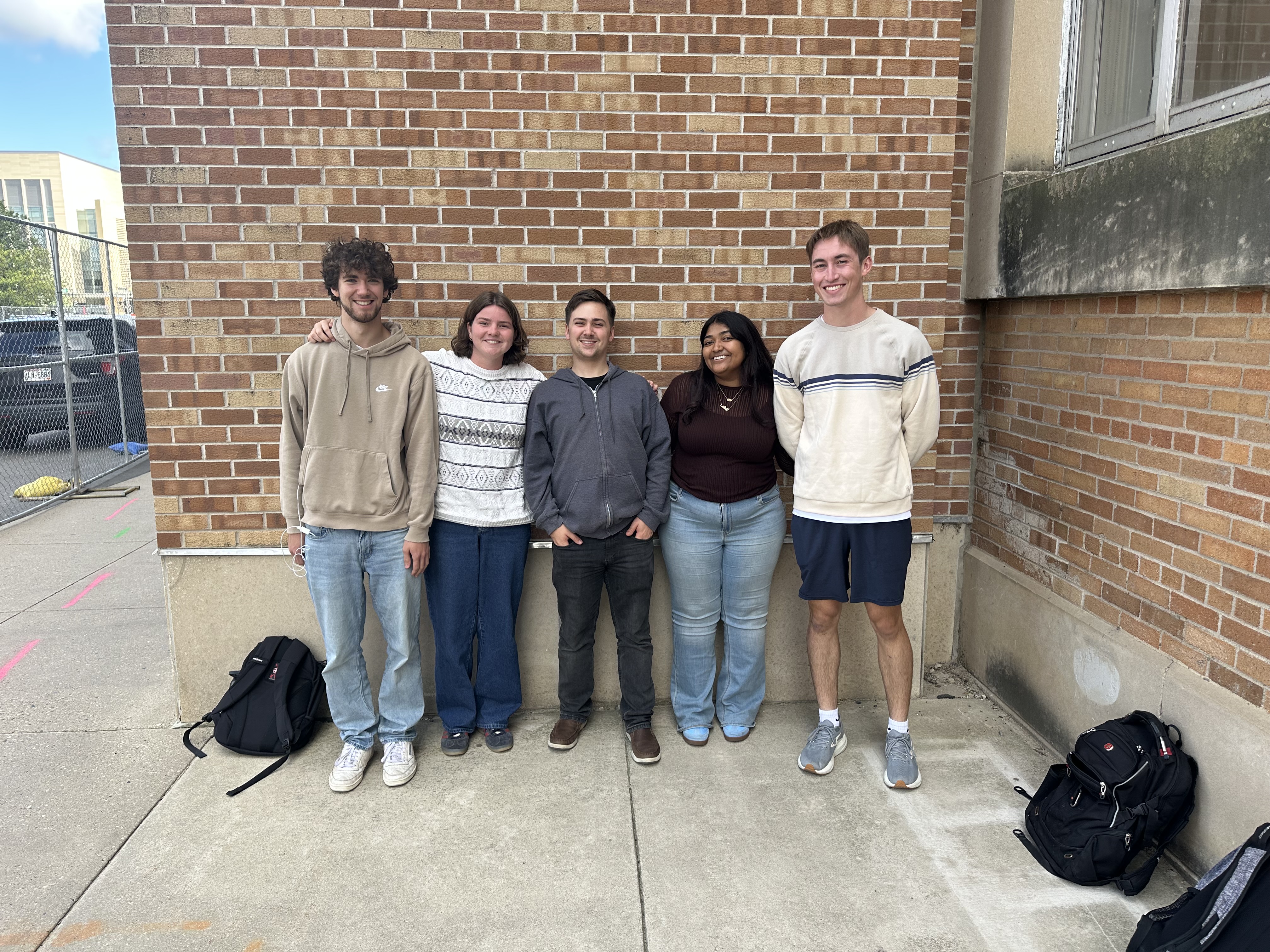 Team Photo (in order): Jake Maisel, Lucy Harper, Simon Graves, Tvishi Krishnakumar, Jack Stevens