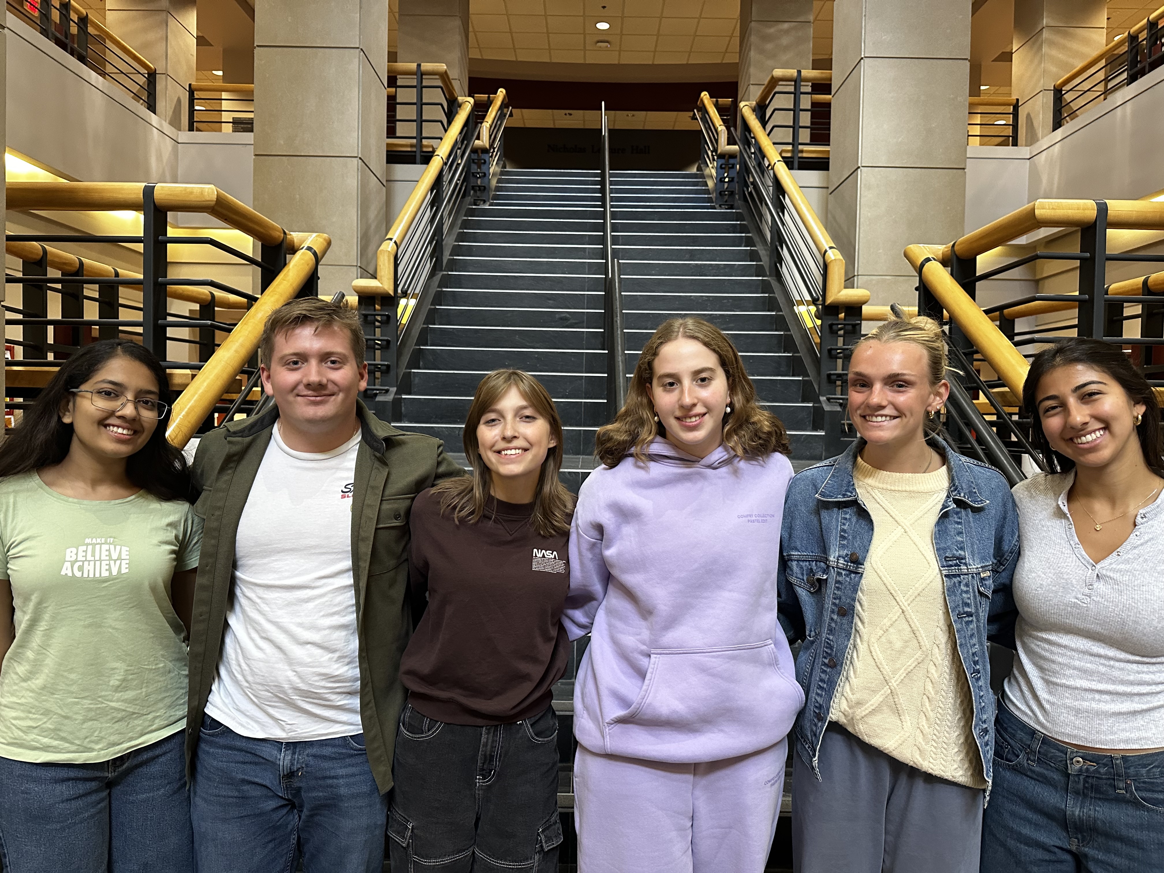 Shravani Goel, Jake Rothgery, Amber DuVal, Madeline Kaltman, Josie Wilber, Dara Golden