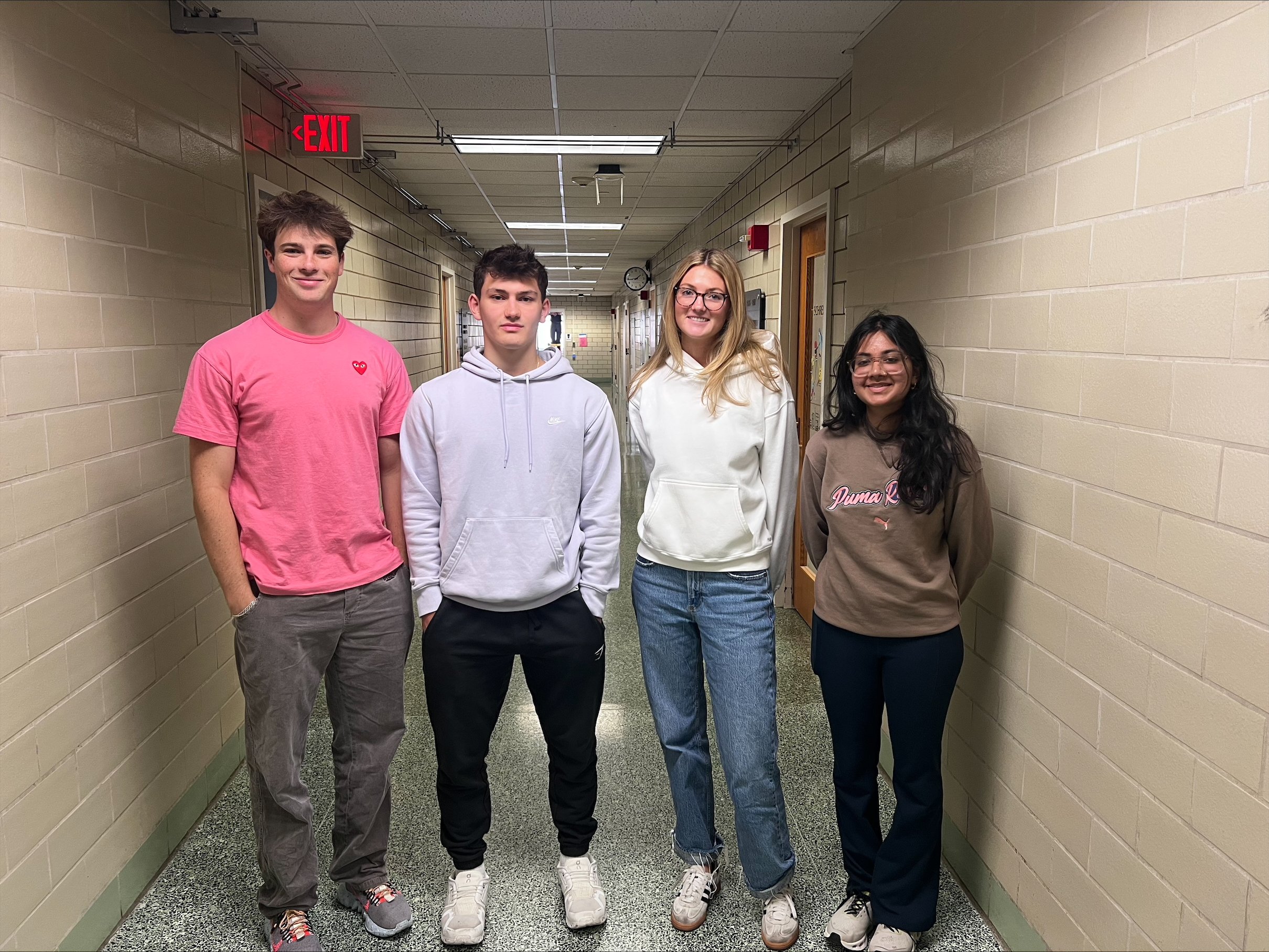 Louis Chaiken, George Moran, Caroline Davis, Siya Mahajan