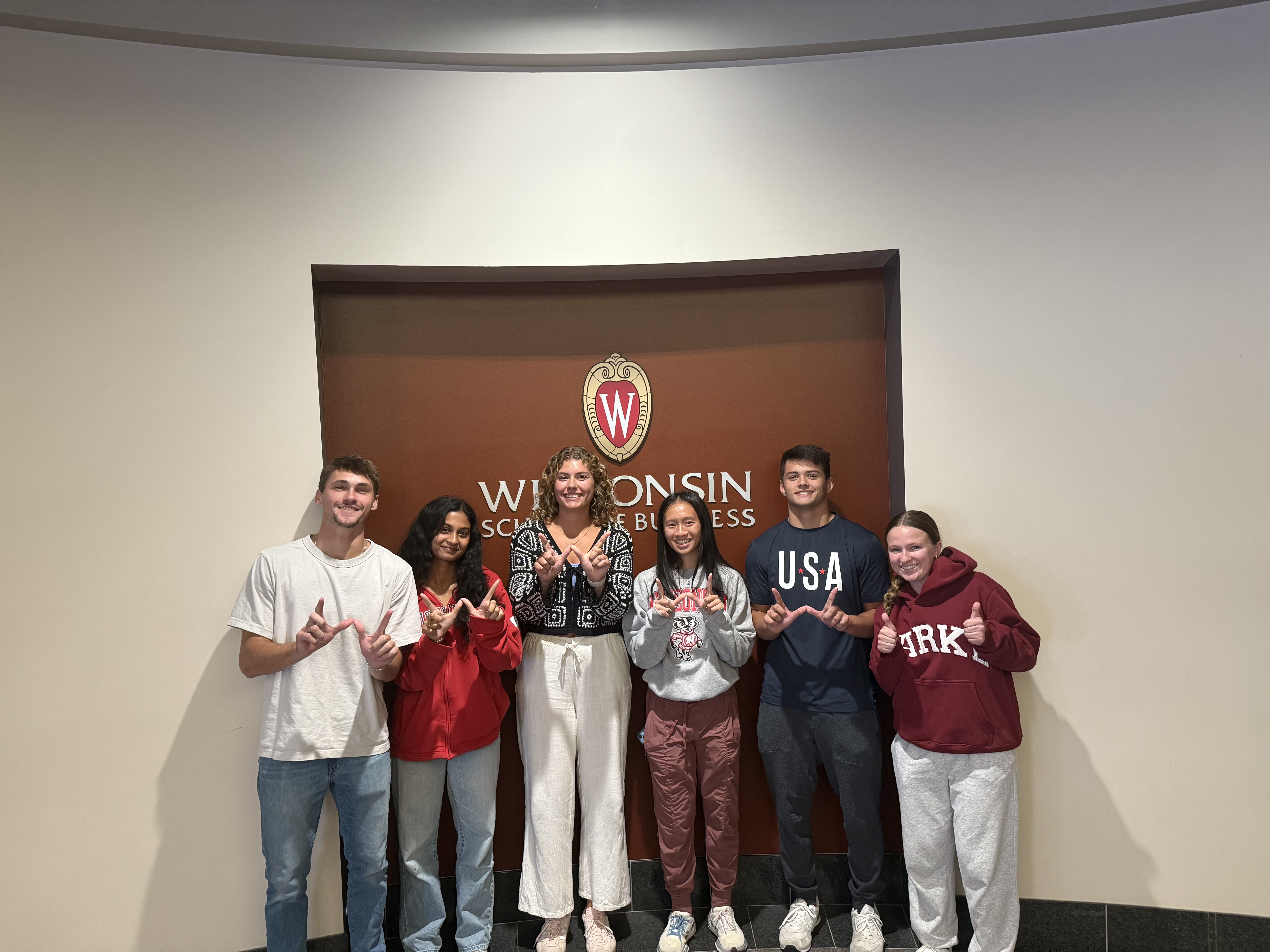 Team photo: Jack Zemlock, Akanksha Denduluri, Emily Schell, Amy Dang, Joey Dringoli, Addison Tanner (left to right)