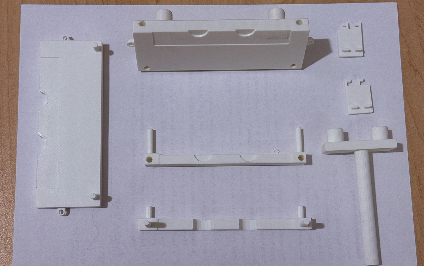 Internal View of the Prototype (breakdown of assembly parts)