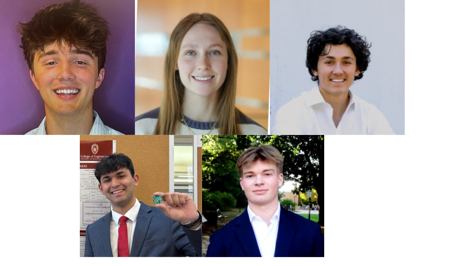 Team Photo (Top/Bottom, Left/Right): Andrew Fanter, Leah Nelson, Mason Hanneman, Krishiv Dhupar, Wyatt Flewelling