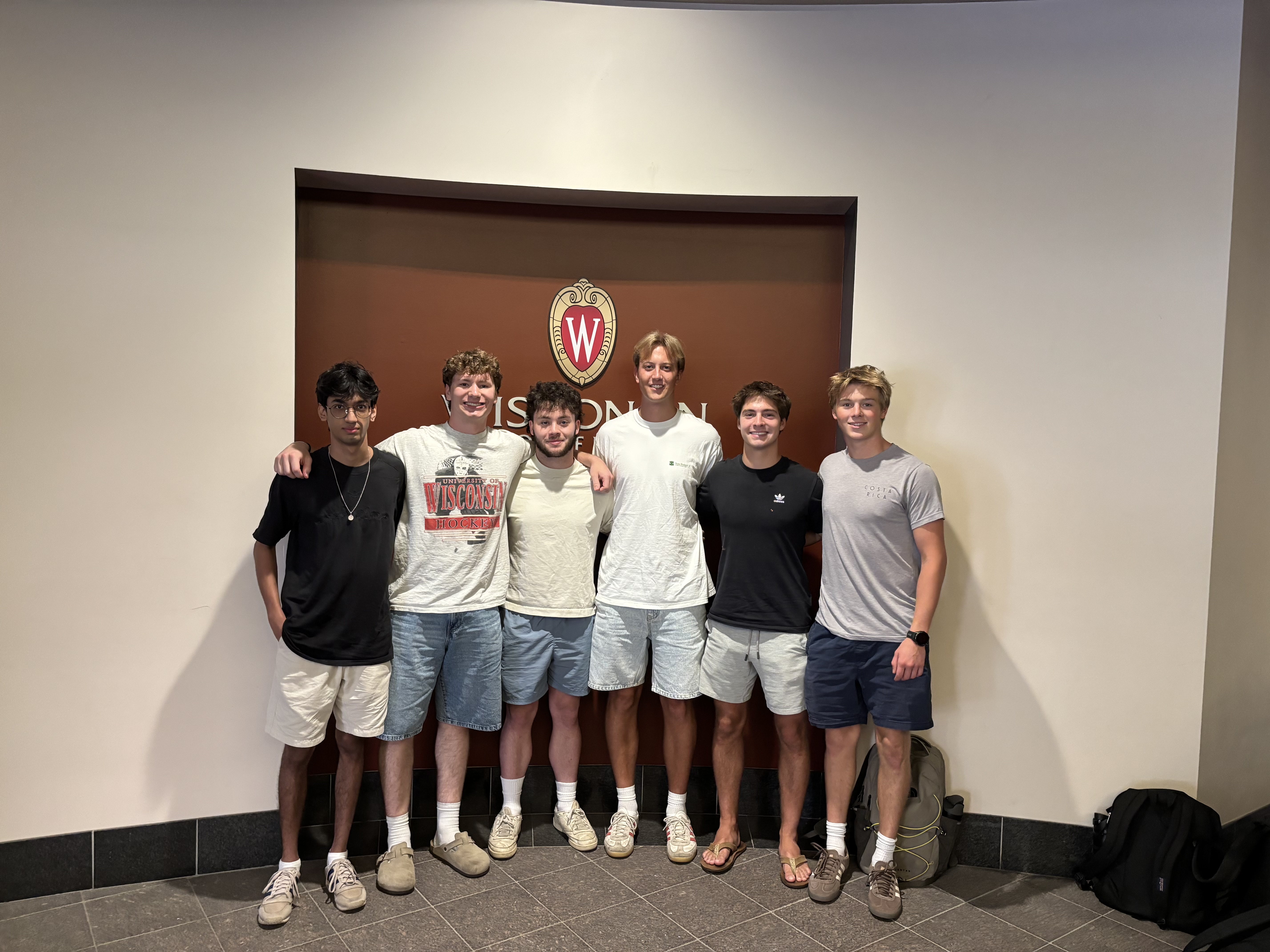 Team Photo: Left to Right - Vir Jaiswal, Dylan Libel, Murphy Diggins, Sam Kamin, Eduardo Usandivaras, Will McGuire