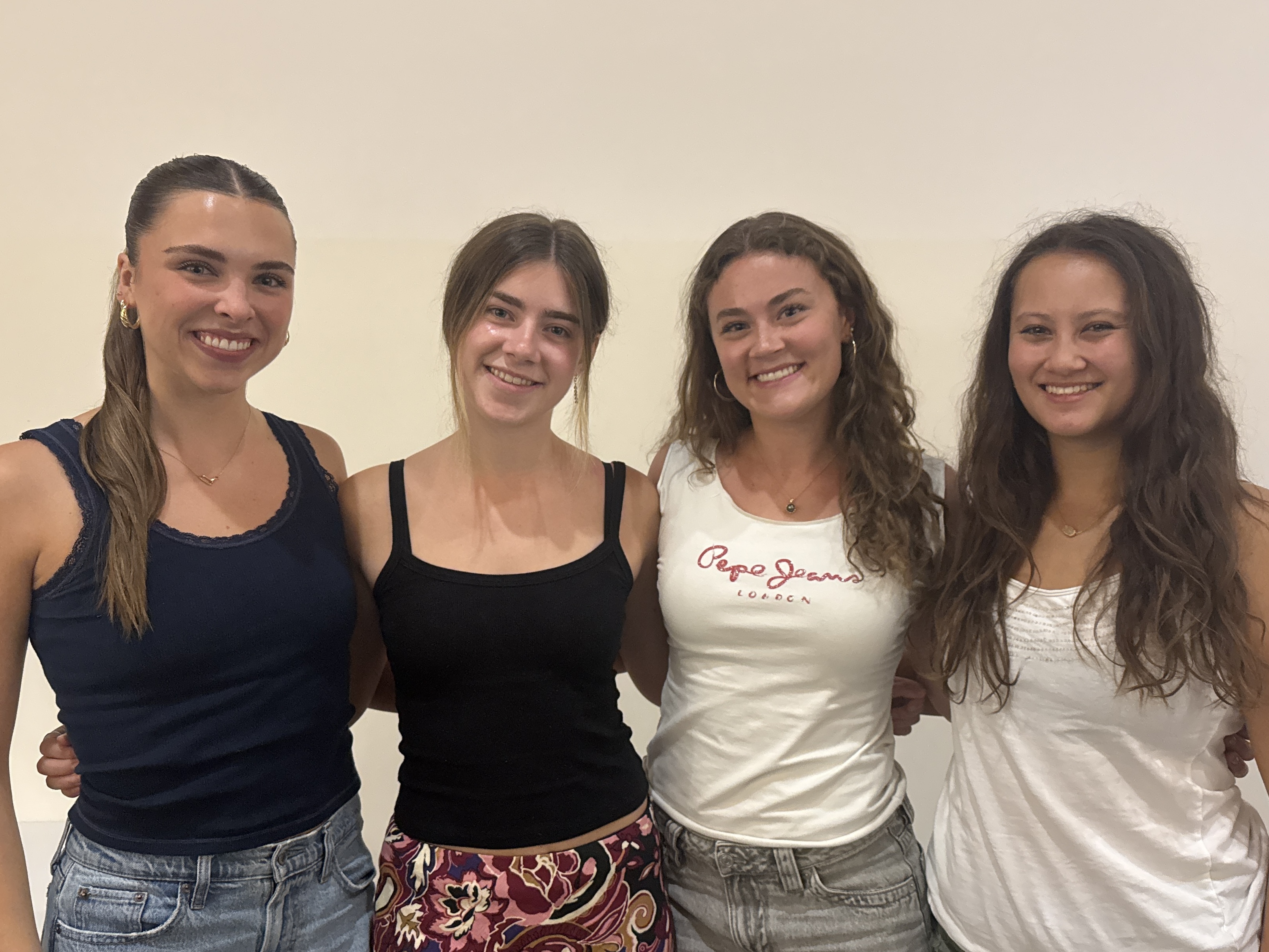 Elle Heimer, Evelyn Ojard, Charlotte Thomas, Renee Sobania (Not pictured: Emmett Jones)