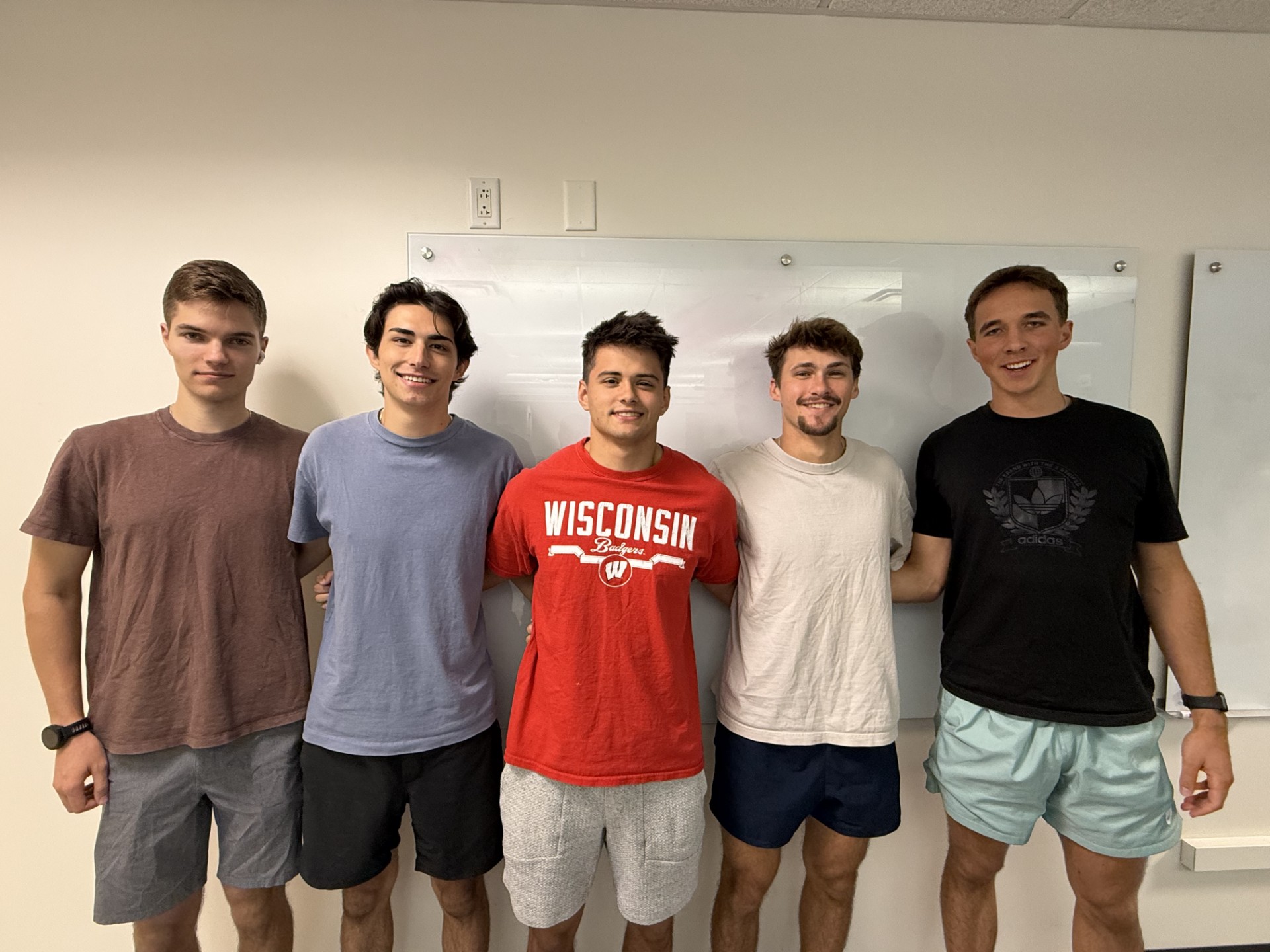 Team Photo (Left to right): Nathan Klauck, Nathan Hansen, Joey Dringoli, Jack Zemlock, Ilia Mikhailenko