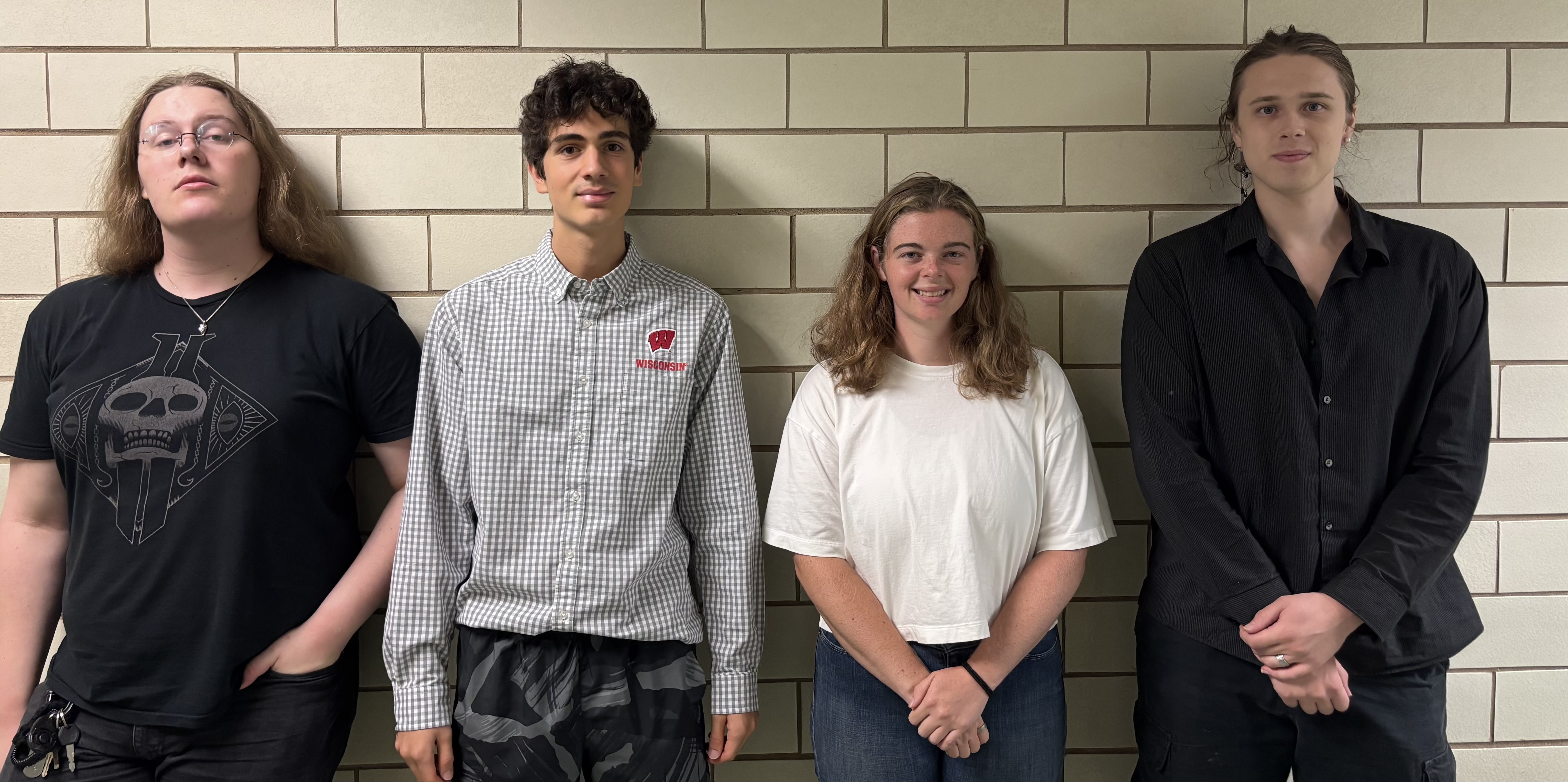 Team Photo: (Left to Right) Jakob Westin, Kenan Sarlioglu, Evelyn Mikkelson, Nikolai Hess
