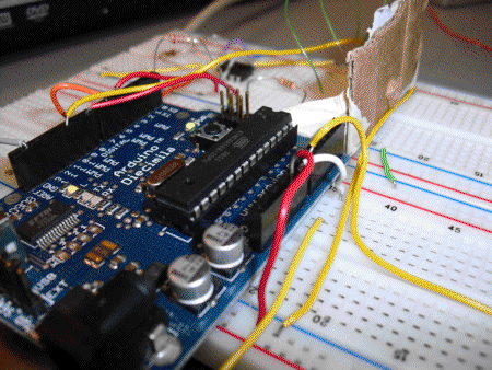 Arduino Microcontroller and Laser Tripwire Circuit