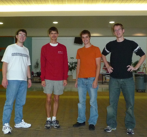 From left to right: Matt Parlato, Bogdan Dzyubak, Nick Balge, Joe Helfenberger