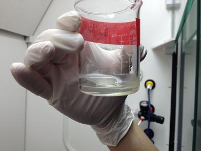 PLA Film developing from chloroform solvent. 