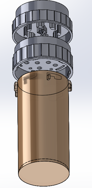 Final design of grinder for prototype