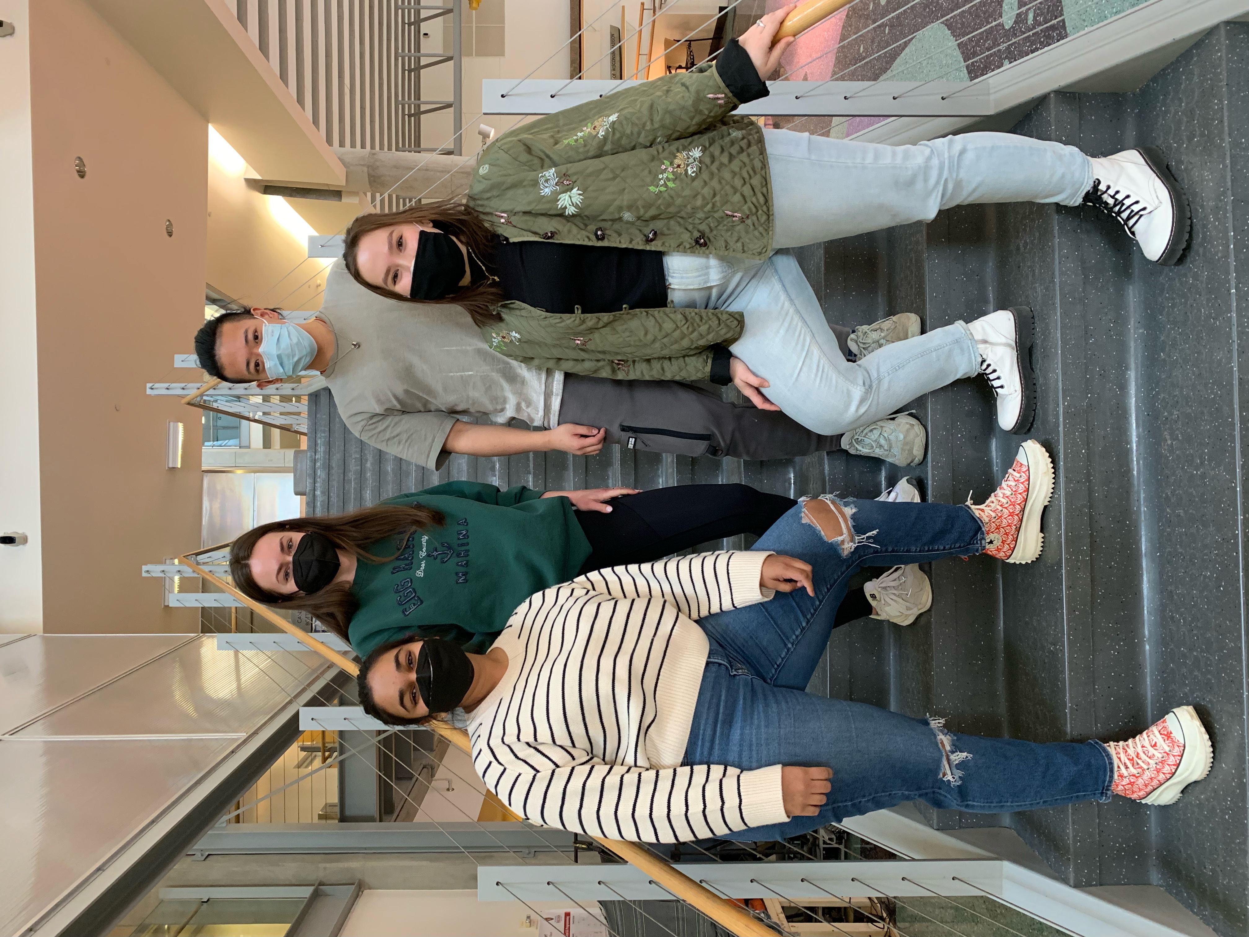 Team Picture: (from left to right) Ishika Mukherjee, Ava Asbury, Charlie Zhu, and Emily Masterson