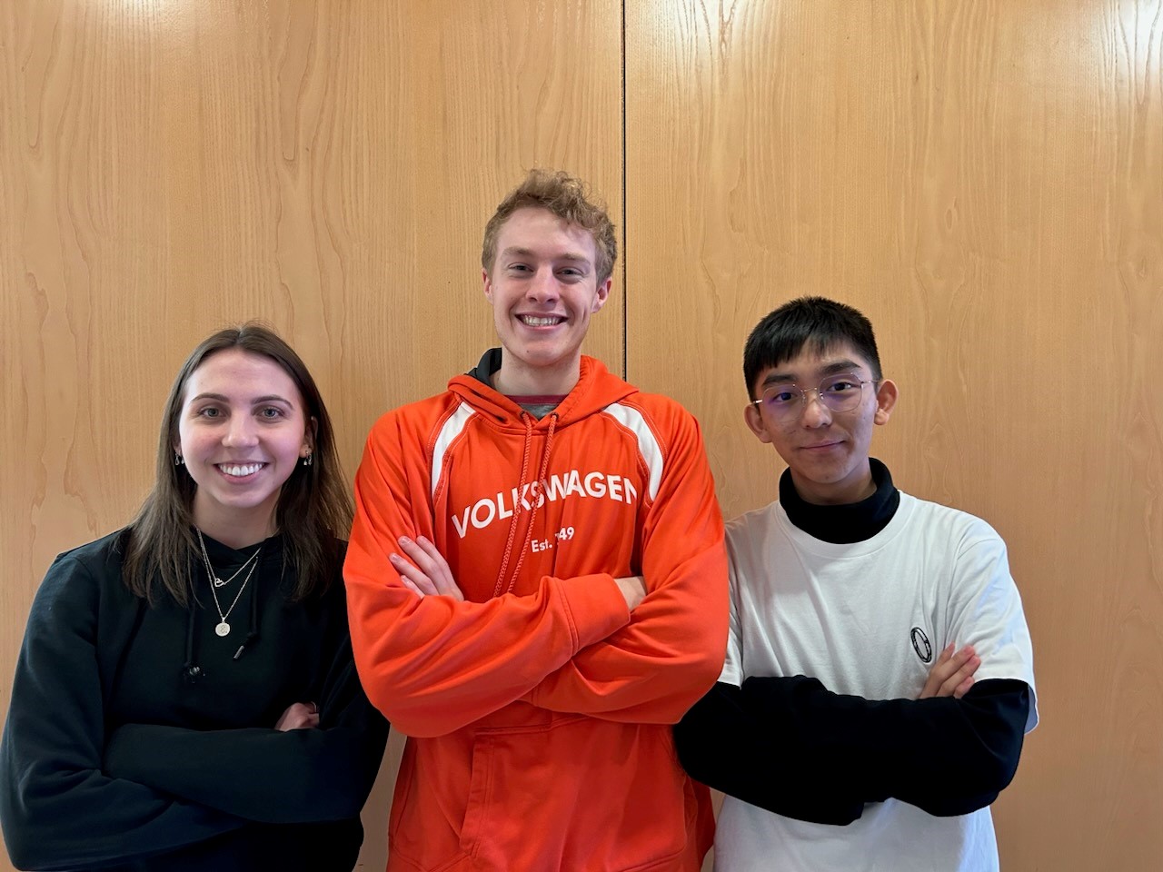 (Left to Right): Emily Wheat, Tyler Anderson, Emilio Lim