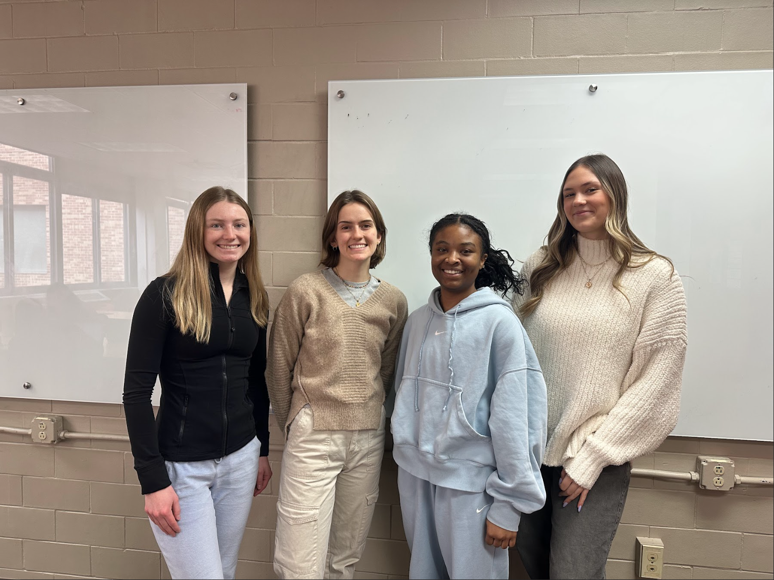 Labdaptations: Dissection Tool Team - From Left to Right: Kate Murray, Sami Breault, Kennedy Young, Belle Counts