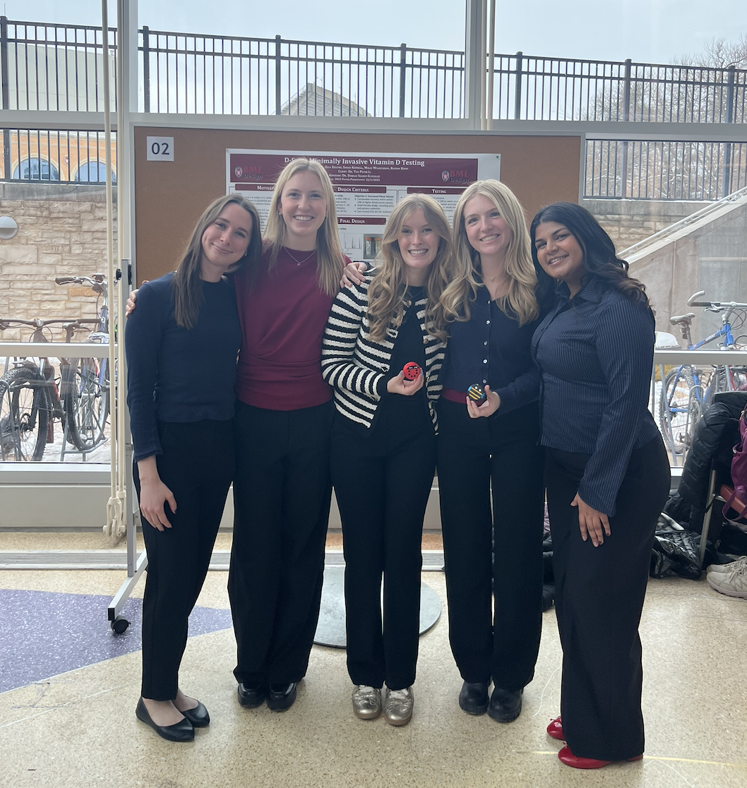 Left to Right: Alyssa Uhl, Ella Eklund, Molly Wilhelmson, Sarah Kendall, Rayona Kinny