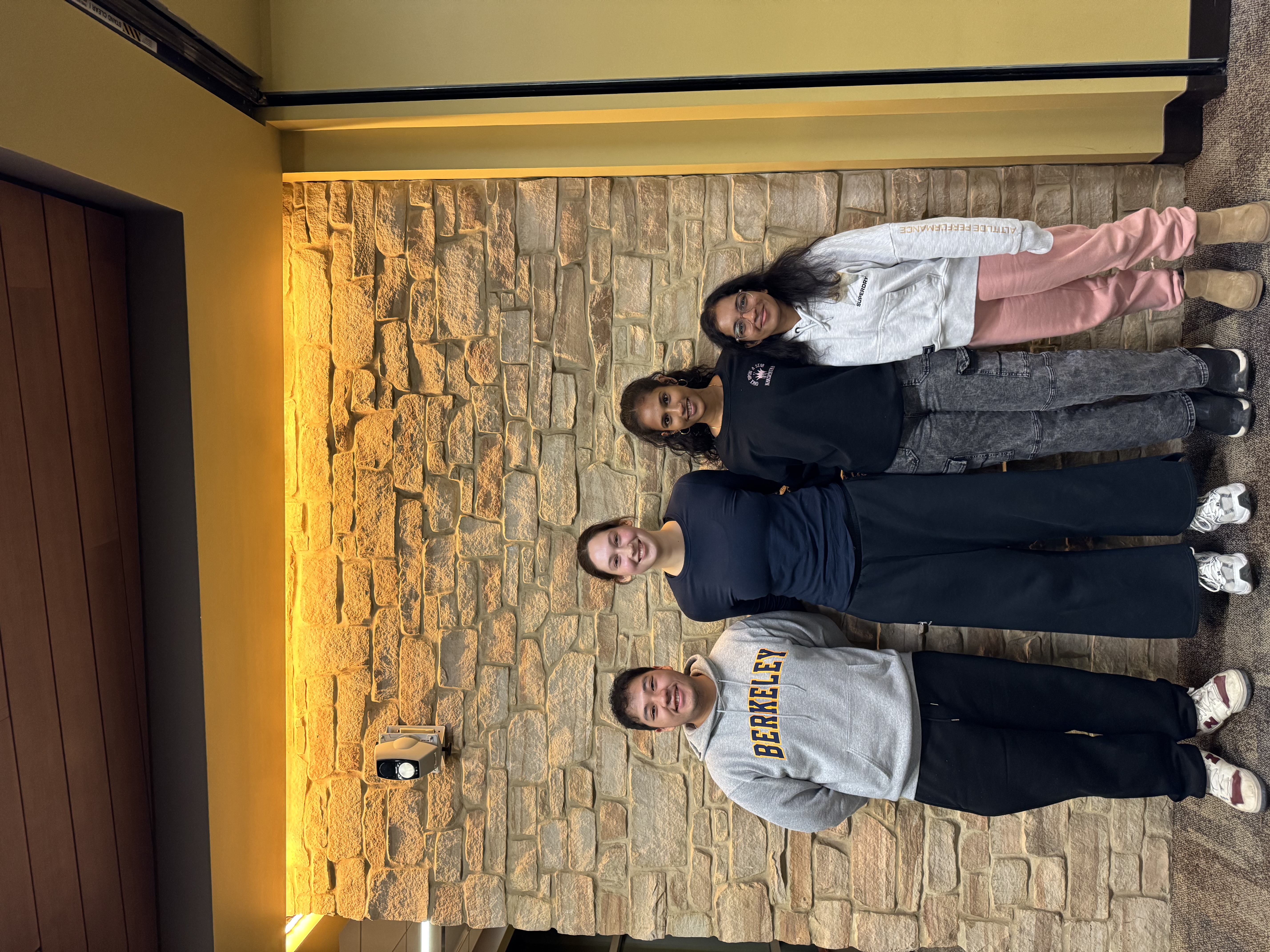 Left to right: Jetzu Thao (BSAC & BWIG), Kendall Witt (BPAG), Nithila Balaji (Lead), Shashandra Suresh (Communicator)