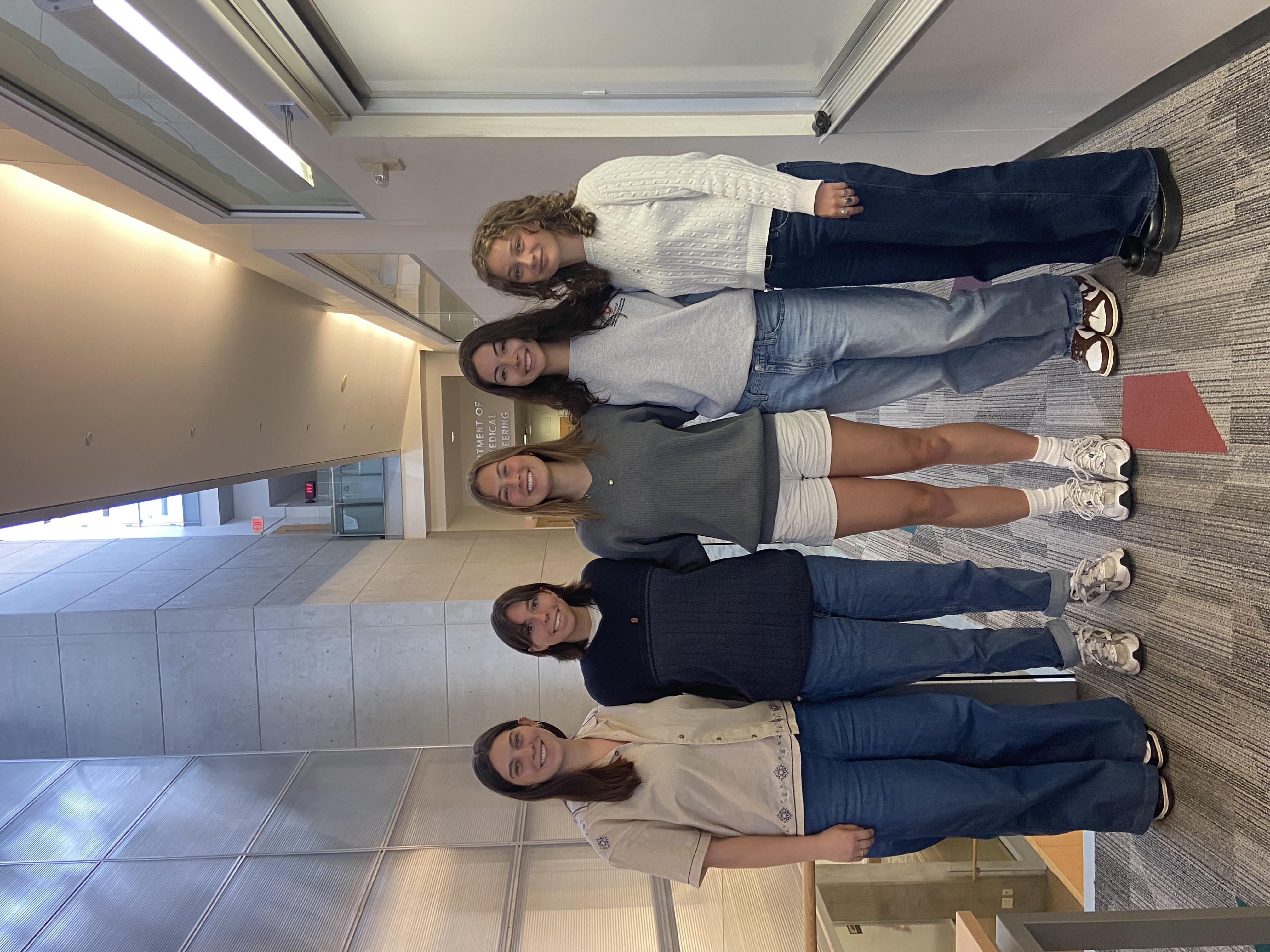 Team Photo: Liv Baumann, Lia Lejonvarn, Lucia Frieling, Elaina Rizzo, Amanda Kothe