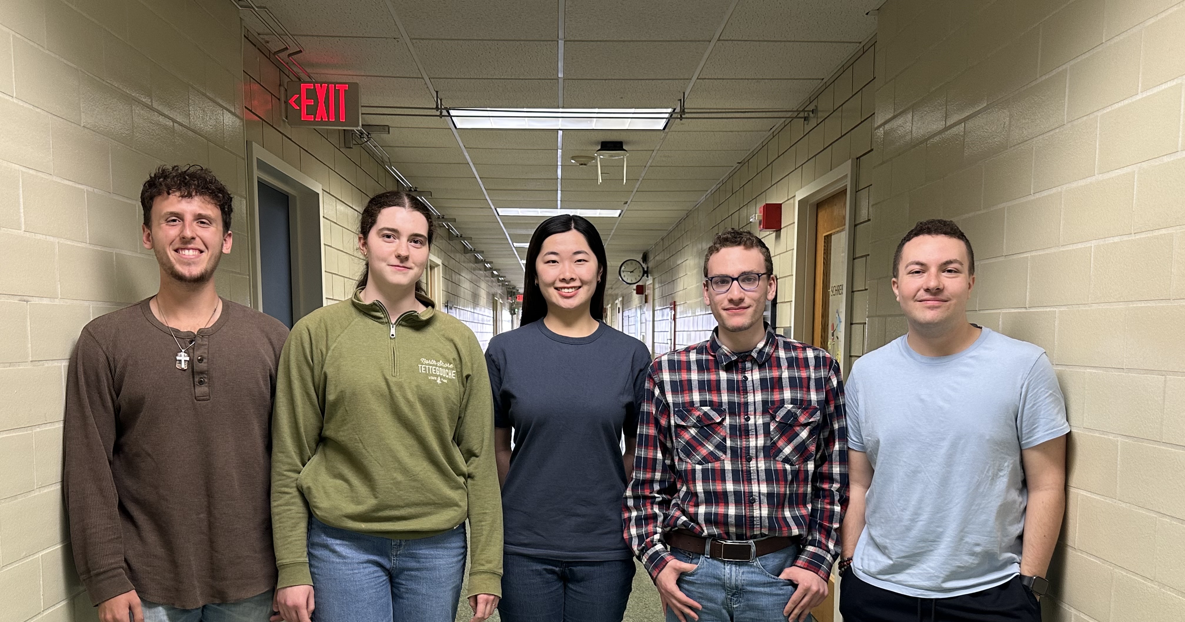 Team Members Left to Right: Ty Bigger, Lauren Fiedor, Myrna Chang, Shai Biener, Ethan Mendenhall