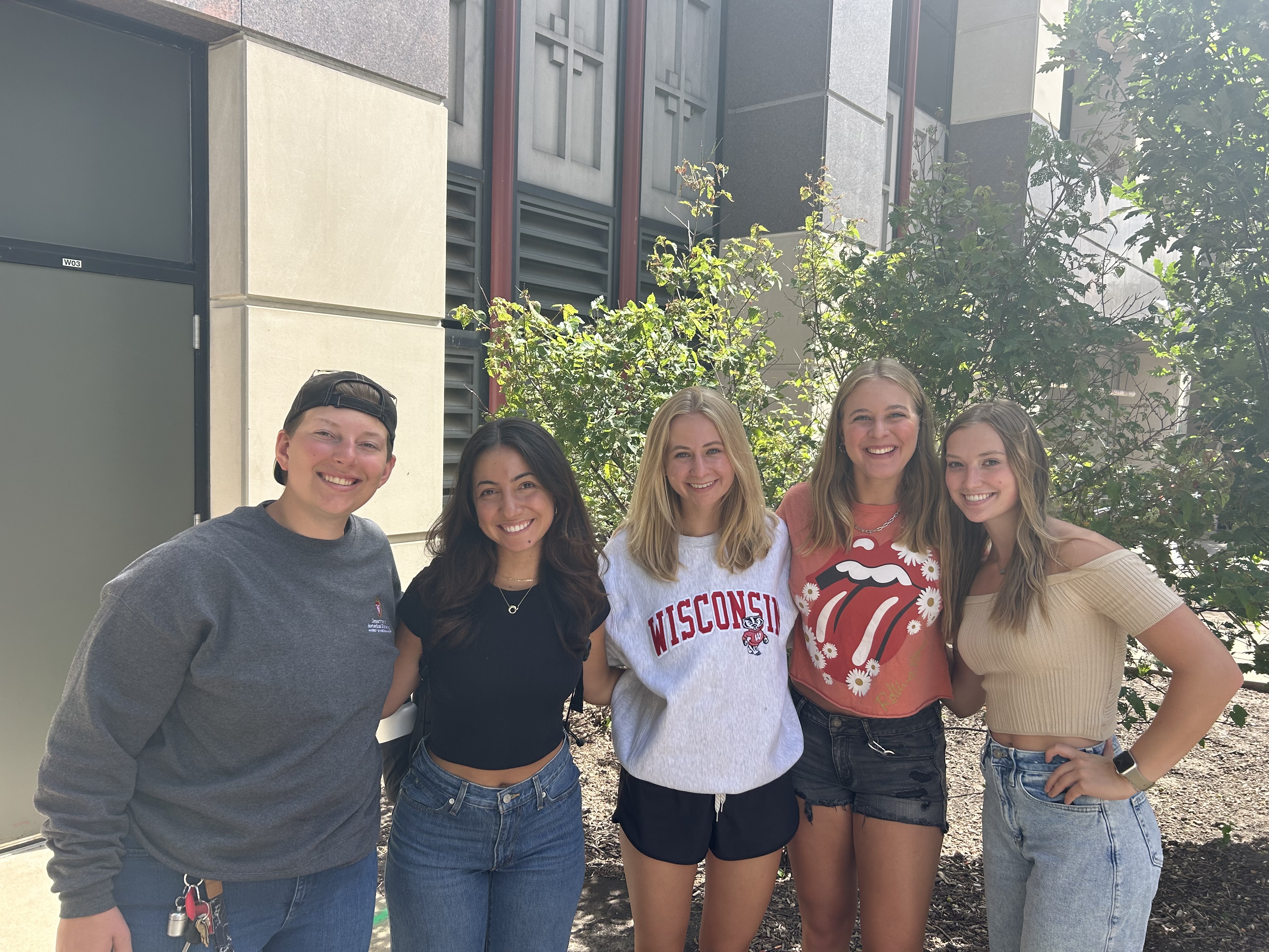 Alex Conover (BPAC), Anya Hadim (Team Leader), Lucy Hockerman (BSAC), Presley Hansen (Communicator), Grace Neuville (BWIG)