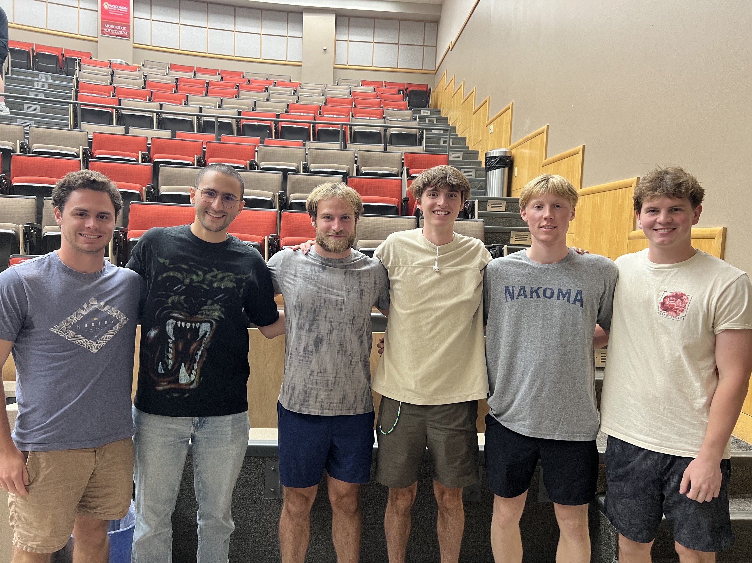 From Left to Right: Brandon Drew (Co-Leader), Roy Ram Klein (Co-Leader), Joseph Koch (BSAC), John Dolan (BPAG), Oscar Mullikin (BWIG), Ben Walther (Communicator)