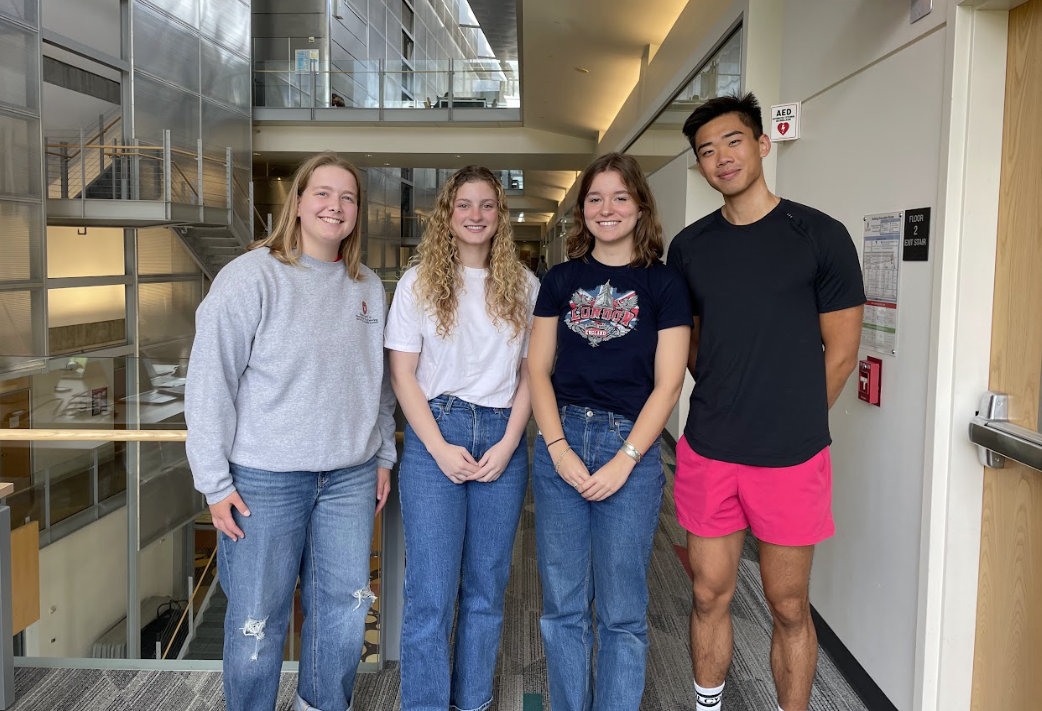 (left to right) Maggie LaRose, Bella Crane, Sydney Franta, Kevin Zhang