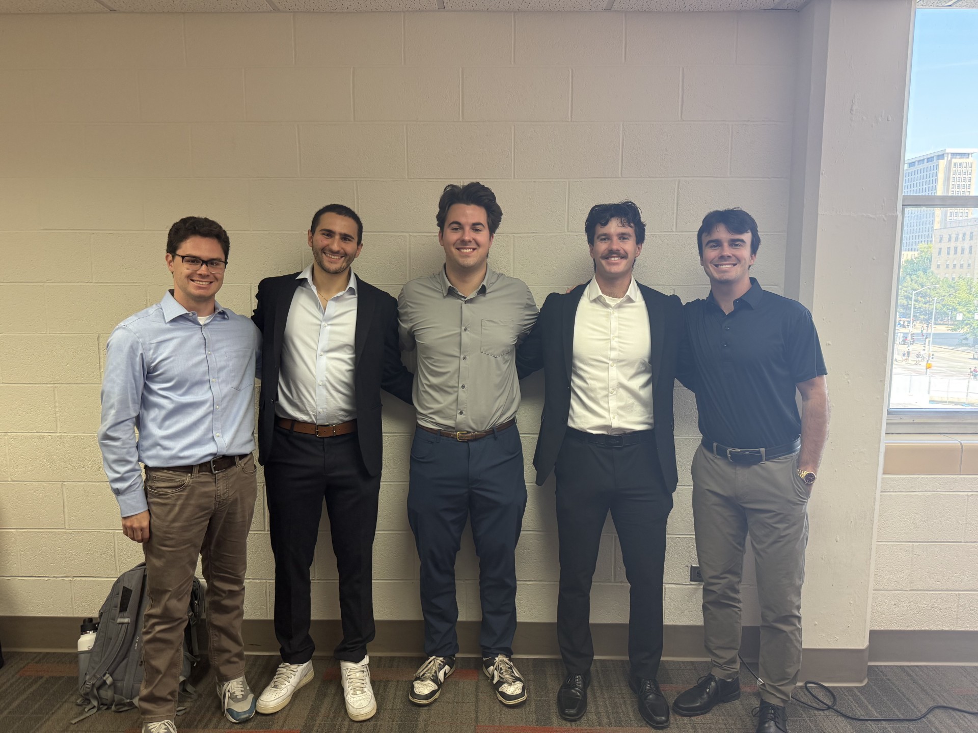 From Left to Right: Brandon Drew, Roy Ram Klein, Logan Nicoll, Kai McClellan, Jackson Jarrett