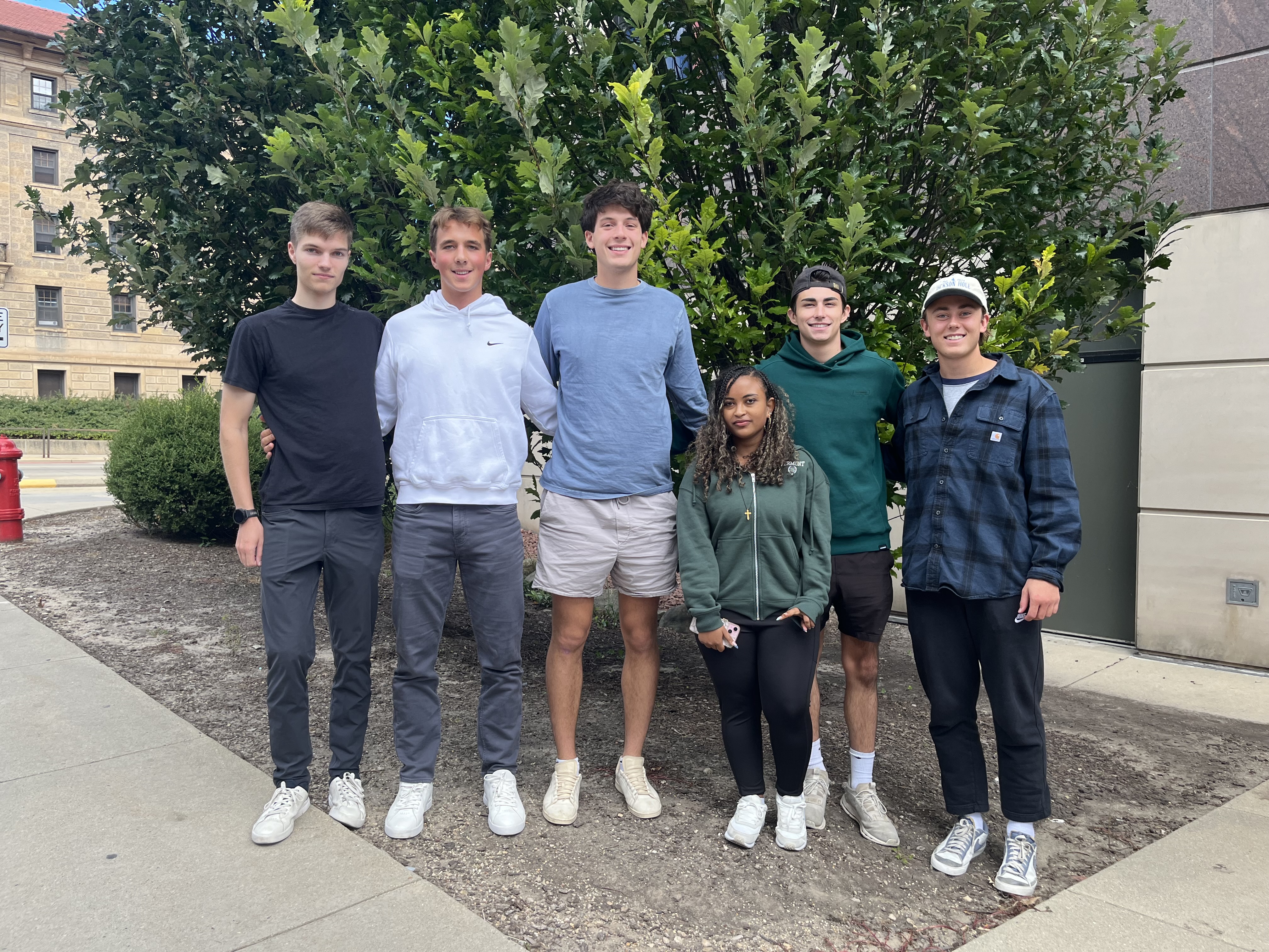 Nathan Klauck, Ilia Mikhailenko, Ben Willihnganz, Mariamawit Tefera, Nathan Hansen, Sam Dudek