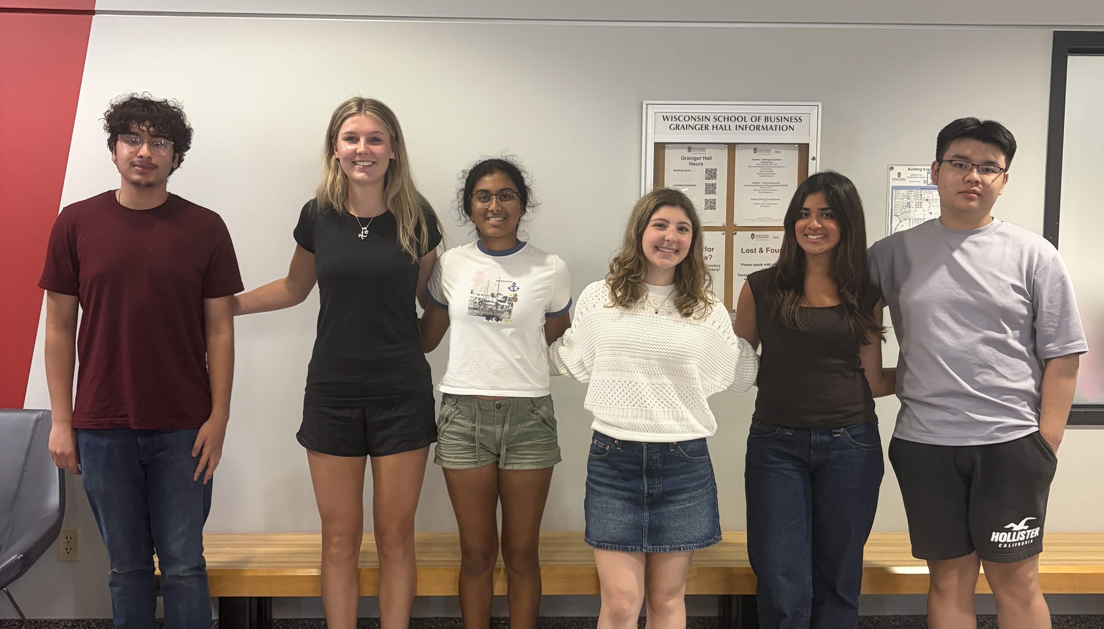 Team Photo: Left to Right - Ali Rizvi, Kayla Christy, Avanti Bhosekar, Romy Khoury, Sanika Bidarkar, James Tang