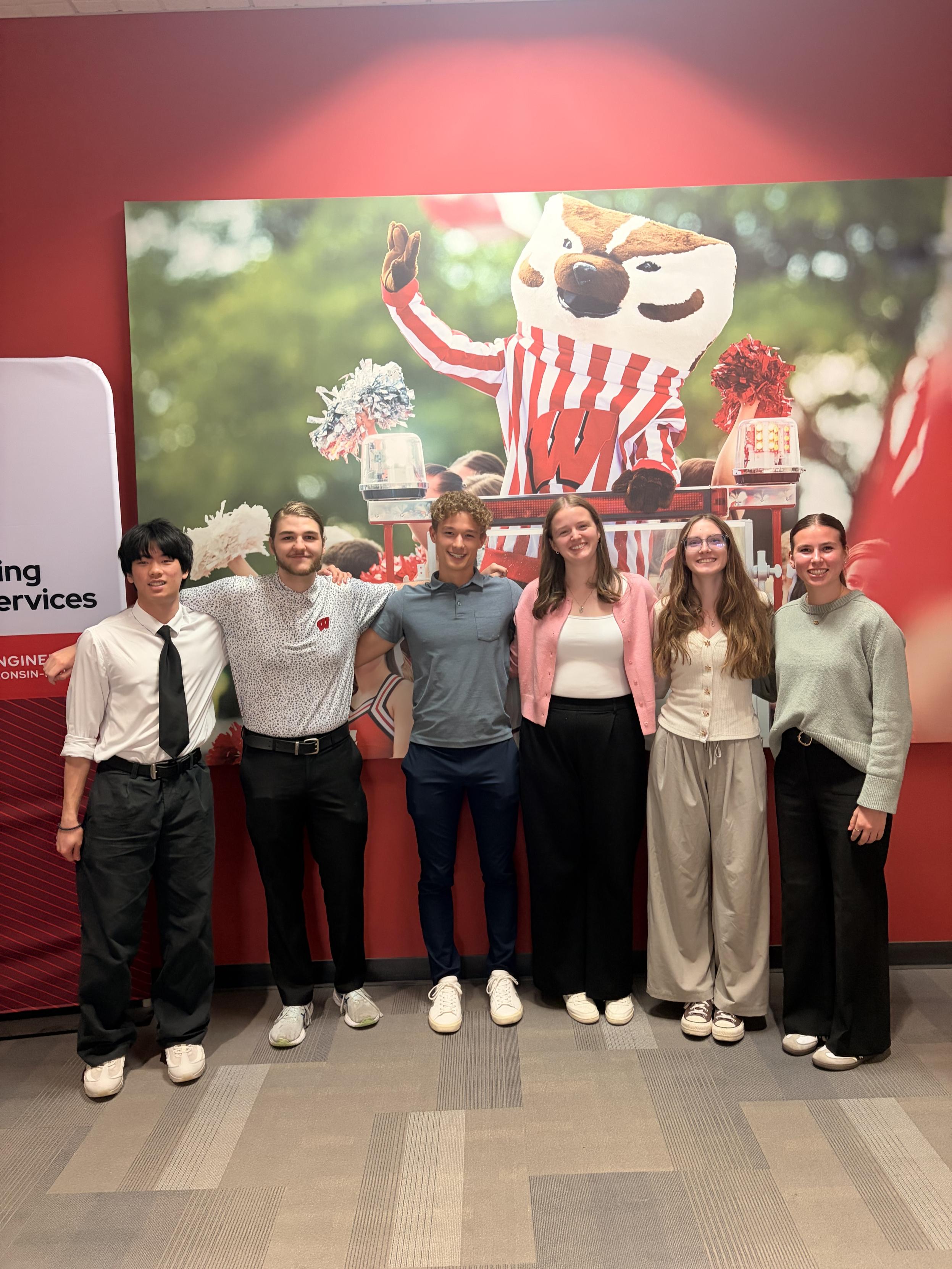 Pictured Left to Right: Zhien, Ethan, Cole, Norah, Isabel, Bridget