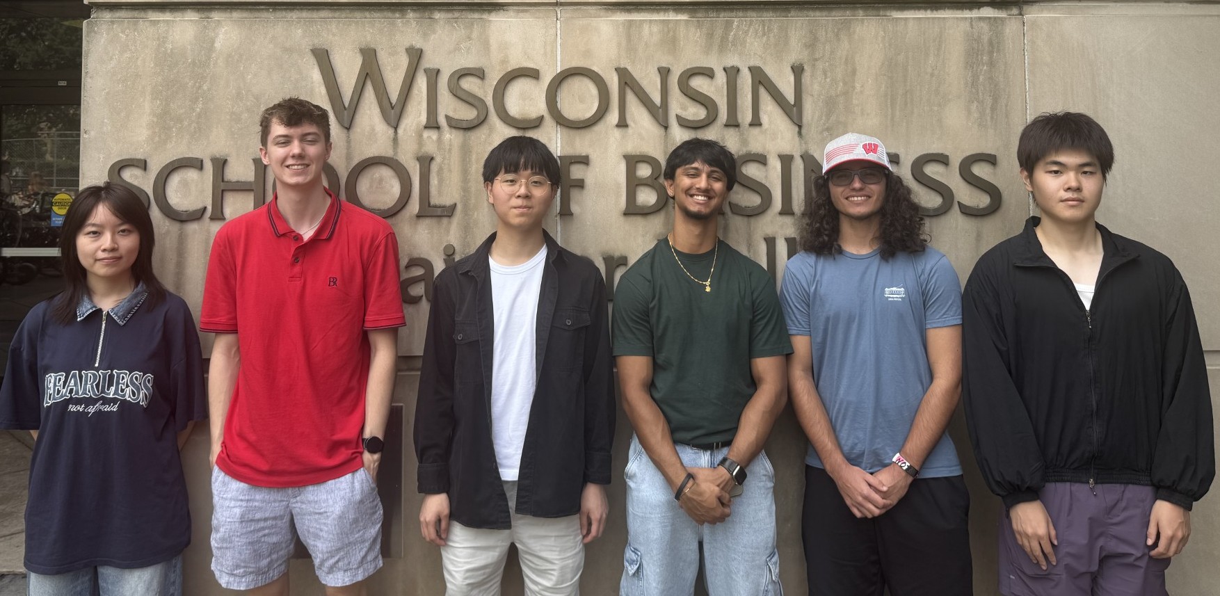 Team photo: Yixuan Xu, Austin Jackson, Xi Luo, Sayash Lamichhane, Athan Riesz, Raffael Ho