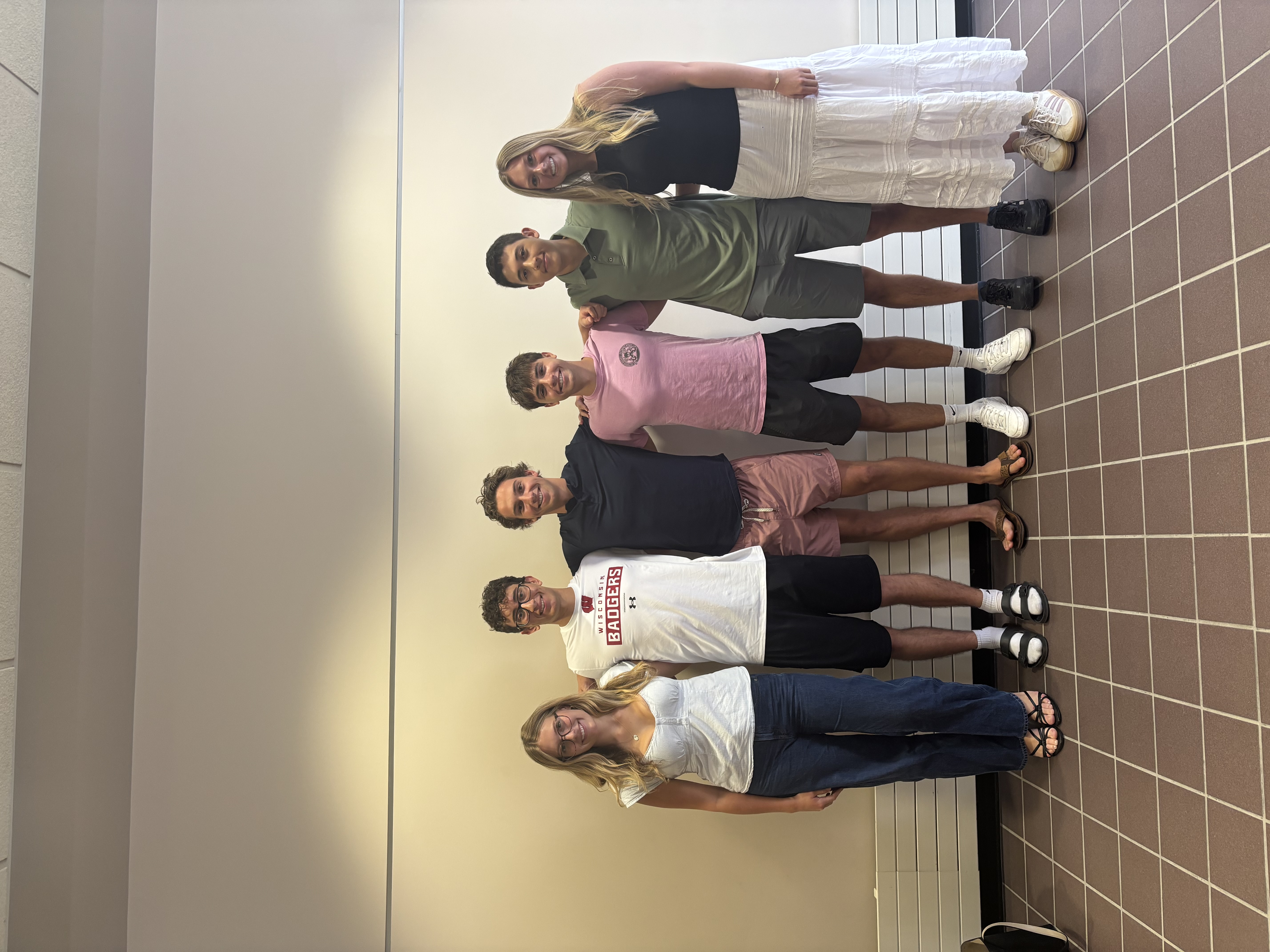May, Justin, Sam, Nicholas, Luca, Olivia