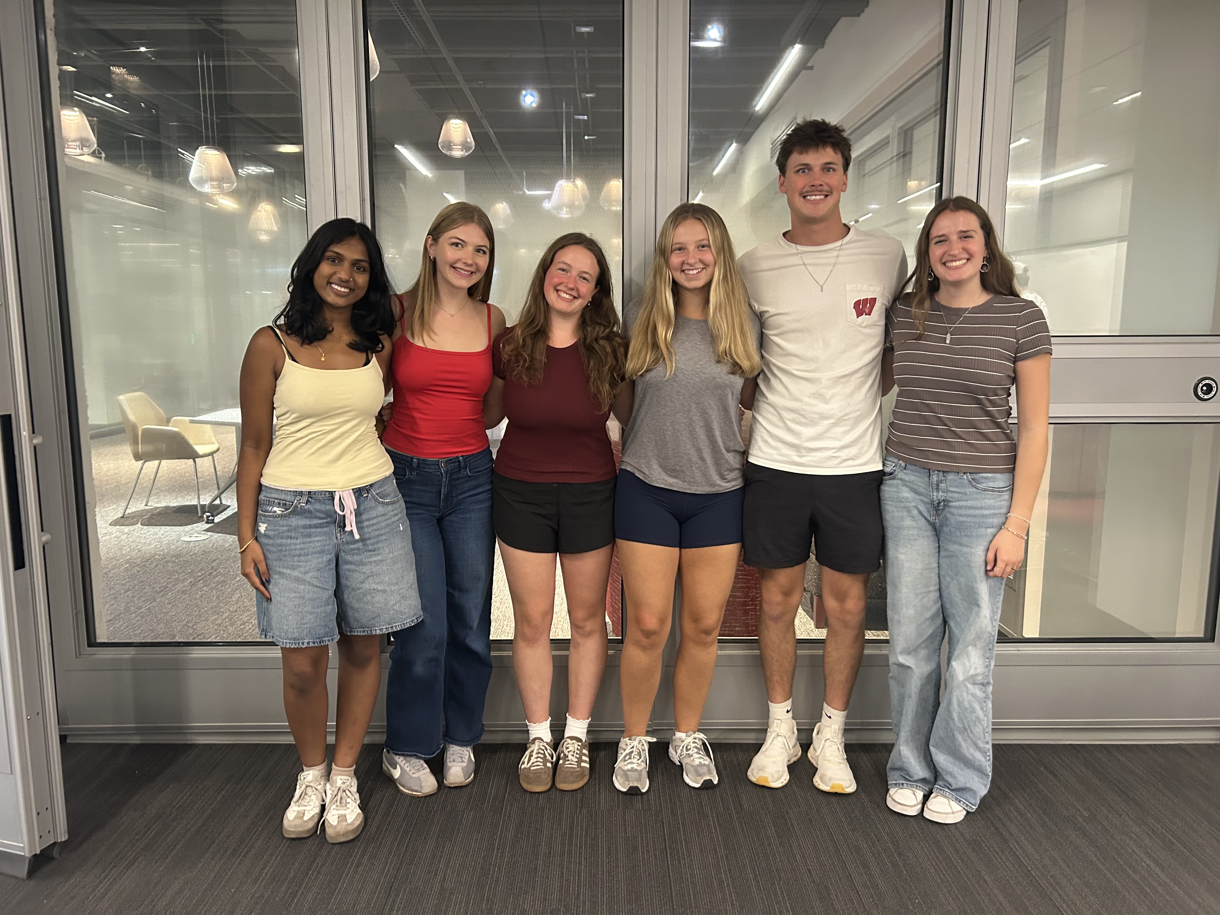 Lakshika Nanda Kumar Reddy, Julia Shefchik, Caroline Blust, Jillian Seibert, Brady Mayer, Eliza Kubicek