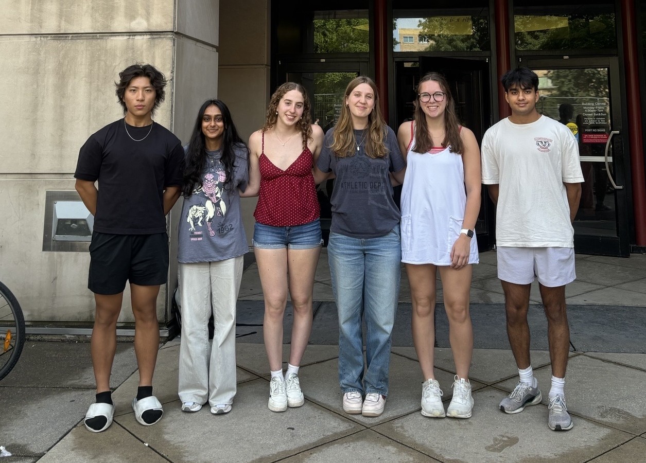Team Photo: Left to right - Jason, Siya, Maddie, Jacqueline, Addie, Dante